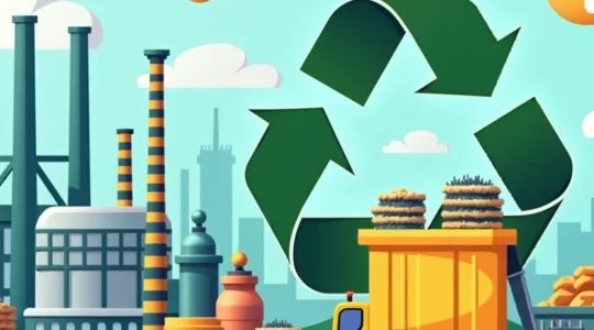 industrielles Recycling